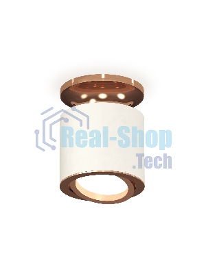 Светильник Ambrella Light XS7401140 SWH/PPG белый песок/золото розовое полированное MR16 GU5.3 (N7930, C7401, N7005)