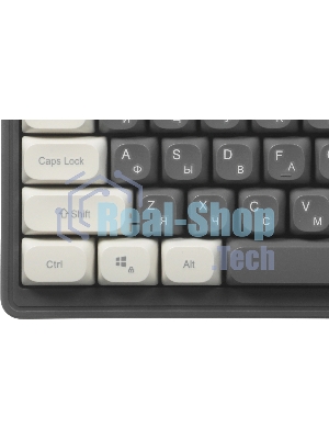 Клавиатура Oklick 711G проводная, USB Type-A, серый