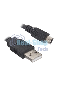 Кабель Gembird/Cablexpert CCP-USB22-AM5P-3 USB 2.0 ProКабель, 2xAM/miniBM 5P, 0.9м, экран, черный