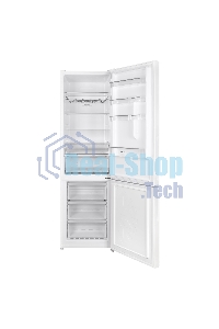 Холодильник Maunfeld MFF200NFW белый глянц. двухкамерный 271/106л морозилка снизу