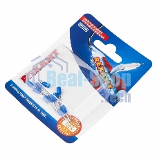 Наконечник штыревой втулочный Rexant изолированный, F-8 мм, 0.75 мм², НШВи 0.75-8/E7508, синий, в упак. 10 шт.