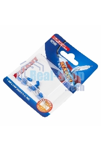 Наконечник штыревой втулочный Rexant изолированный, F-8 мм, 0.75 мм², НШВи 0.75-8/E7508, синий, в упак. 10 шт.