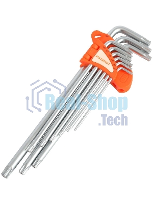 Набор ключей PATRIOT SKТ-9EL, TORX, экстра длинные, T10-T50, CRV, 9 шт