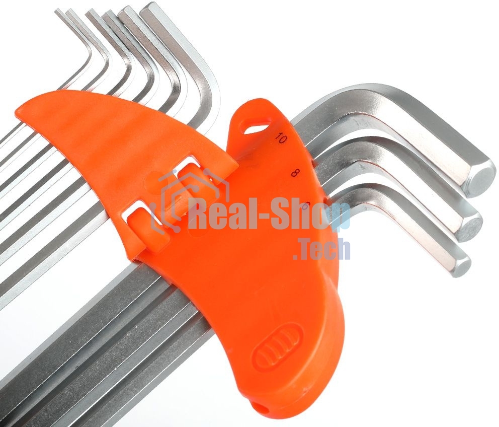 Набор ключей PATRIOT SKH-9EL, шестигранные с шаром, экстра длинные, 1,5-10мм, CRV, 9 шт