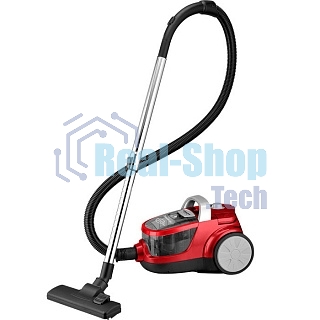 Пылесос Delta LUX DL-0836 СУПЕР-ЦИКЛОН красный: 2600Вт, регулир. мощности, мощн. всасыв. 450 Вт (1)