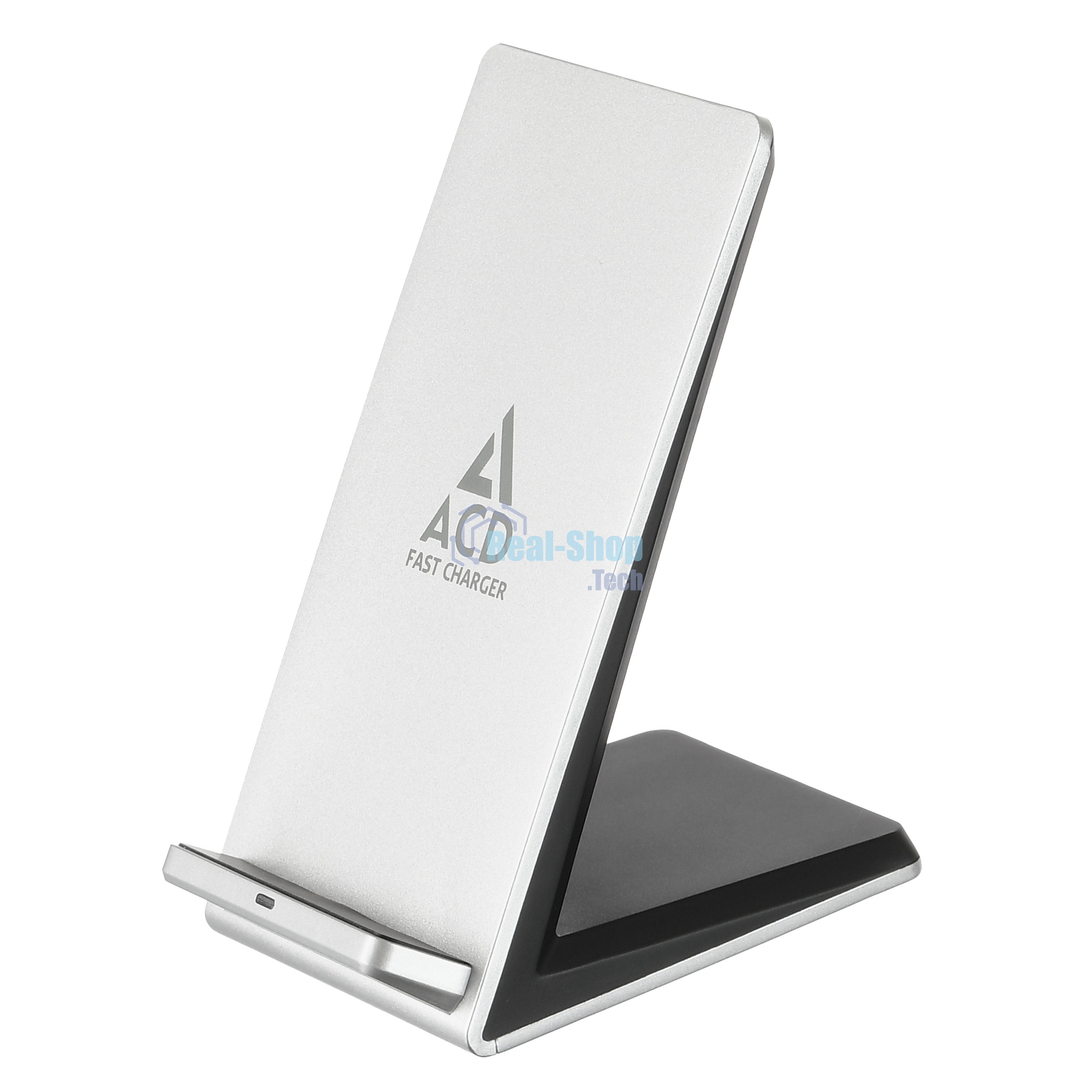 Сетевое зарядное устройство ACD-W102S-F1S 10Вт, беспроводная Qi, 2-катушки с QC, 5В/2А ~ 9В/1,8А RTL