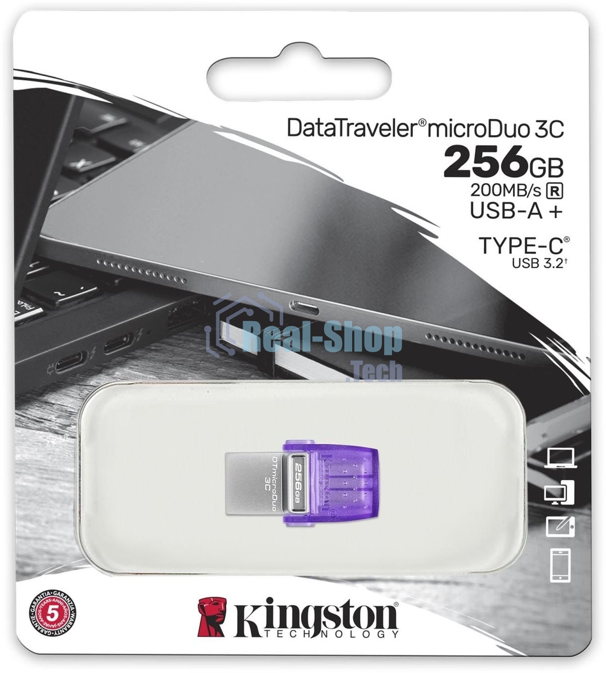 Флешка USB Kingston USB 3.2 256Gb DTDUO3CG3/256Gb