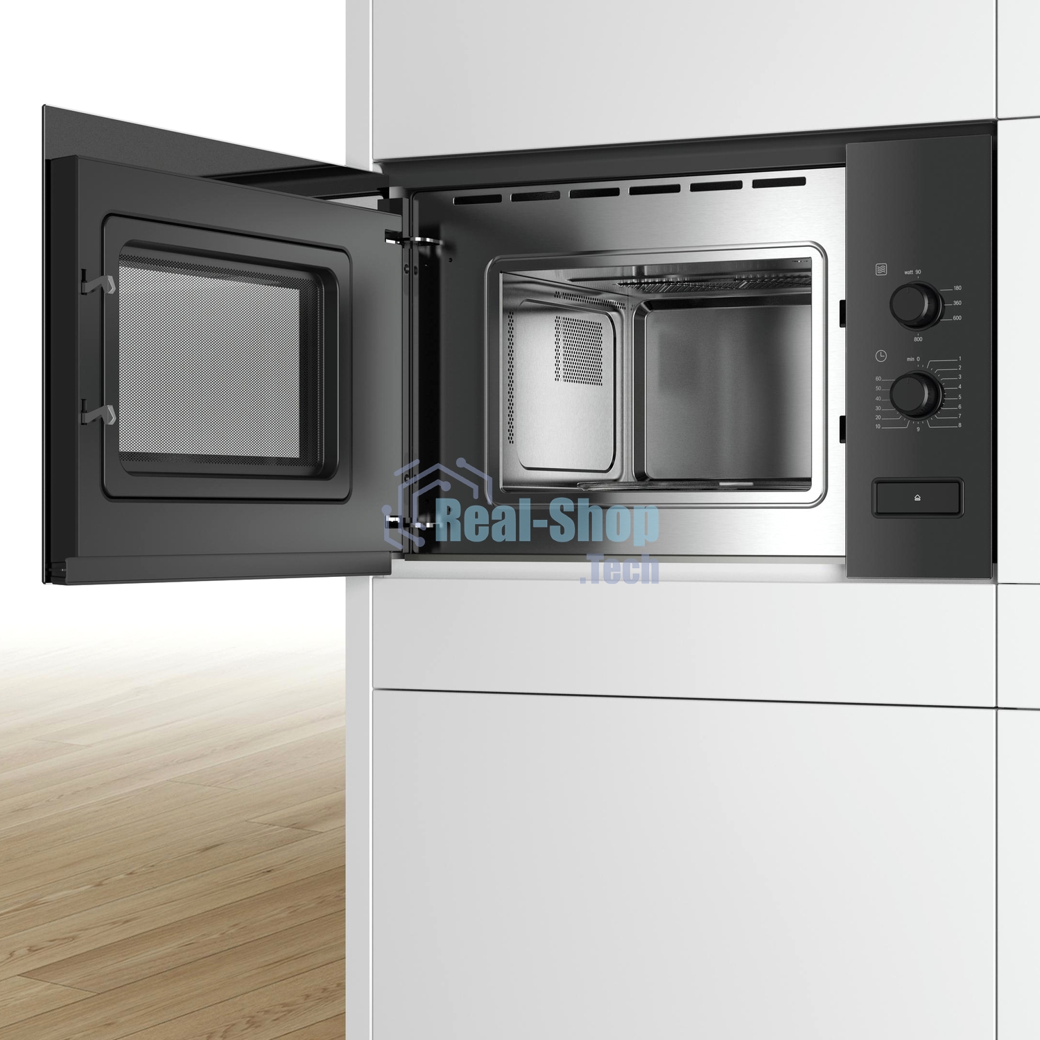 Микроволновая печь встраиваемая Bosch BFL520MB0, черный