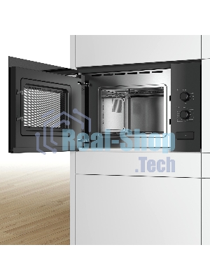 Микроволновая печь встраиваемая Bosch BFL520MB0, черный