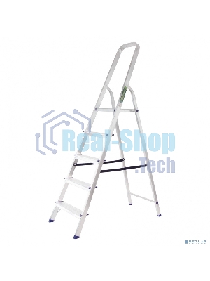 Стремянка Сибртех ступеней алюминиевая