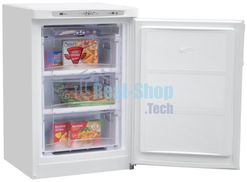 Морозильная камера Nordfrost DF 260NF WAP белый, 3 ящика