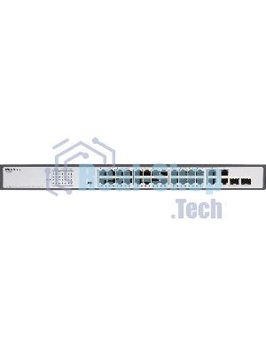 Коммутатор неуправляемый PoE ORIGO Unmanaged Switch 26x1000Base-T (24x1000Base-T PoE), 2xCombo 1000Base-T/SFP, PoE Budget 370W, Long-range PoE up to 250m, 19