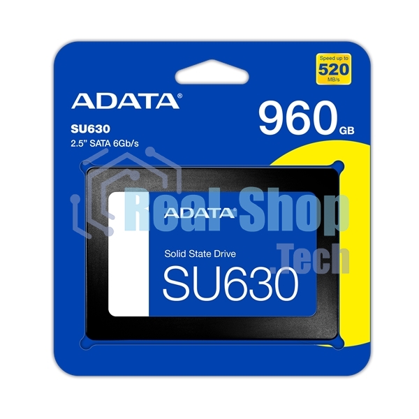Накопитель SSD ADATA SU630, 960Gb, SATA III, 2.5