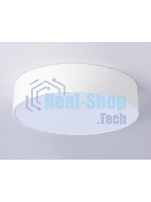 Потолочный светодиодный светильник Ambrella light FV5519 WH белый LED 26W 3000K D220*58 (Без ПДУ)
