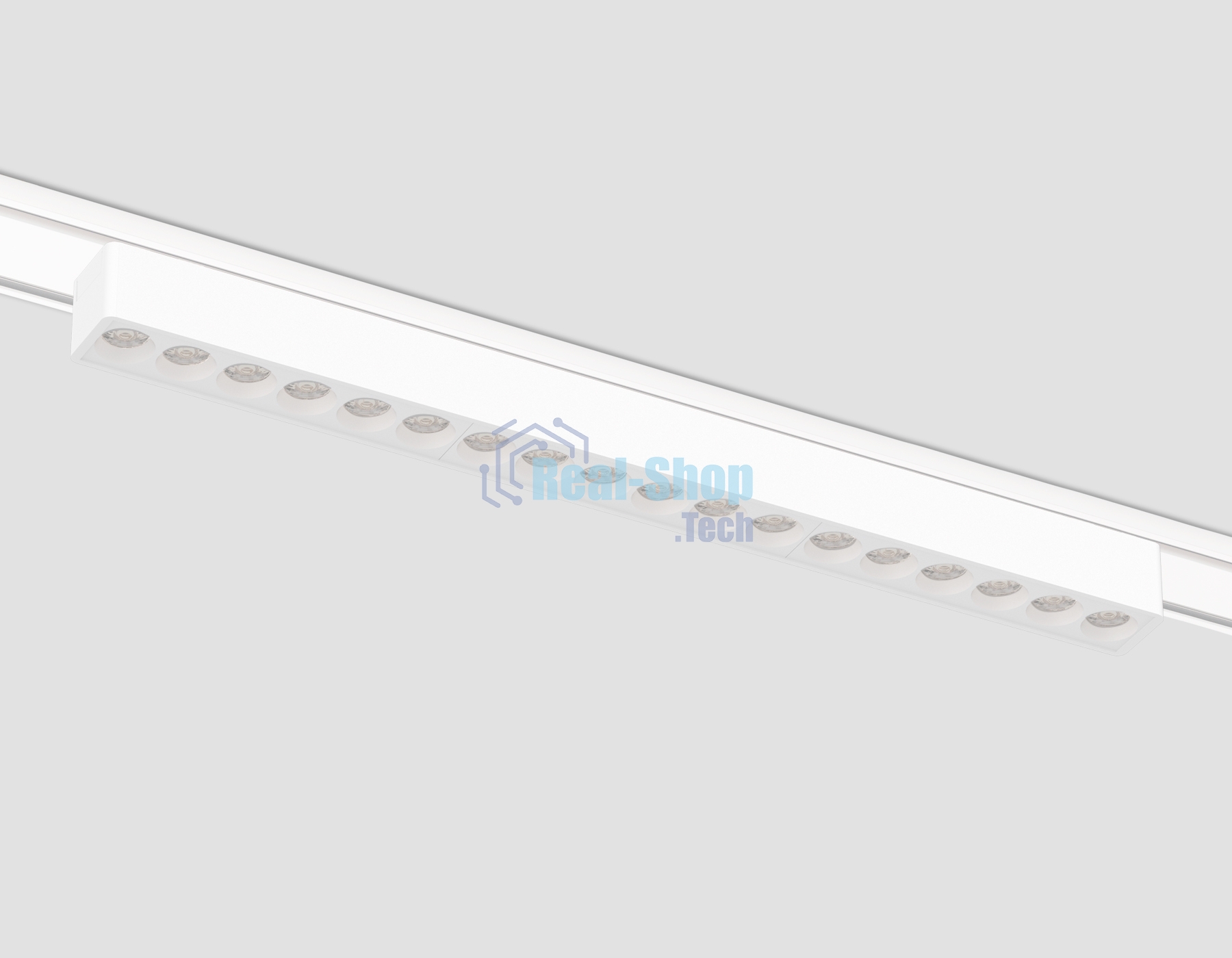 Светильник трековый светодиодный GV1414 WH белый IP20 18W 4200K 48V 24° 338*26*24