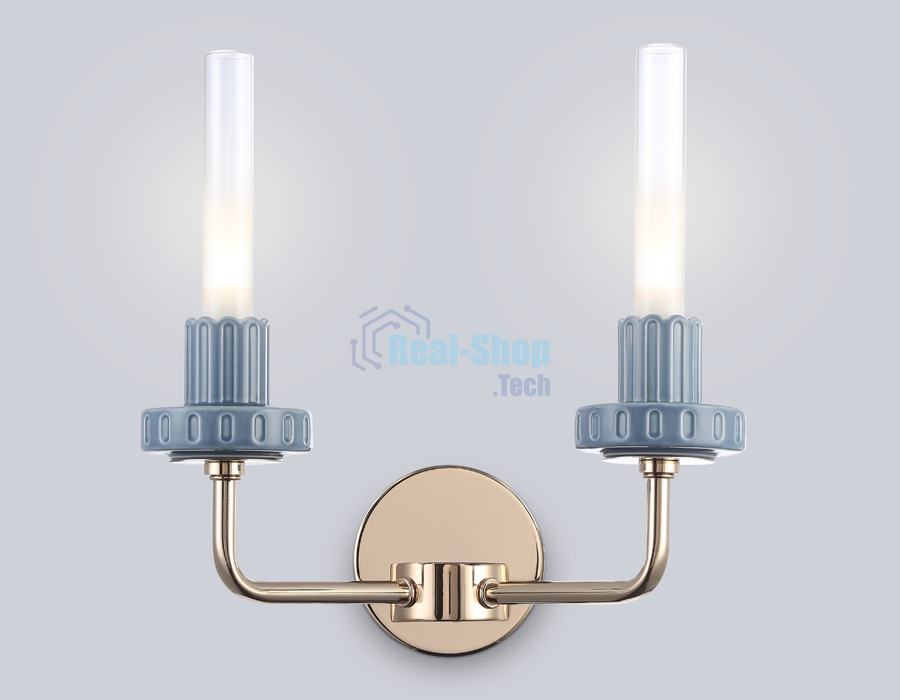 Светильник Ambrella light LH53130/2 GD/WH/GB золото/белый/серо-синий 4W 3000K 290*180*290
