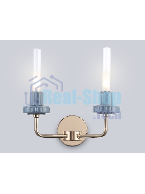 Светильник Ambrella light LH53130/2 GD/WH/GB золото/белый/серо-синий 4W 3000K 290*180*290
