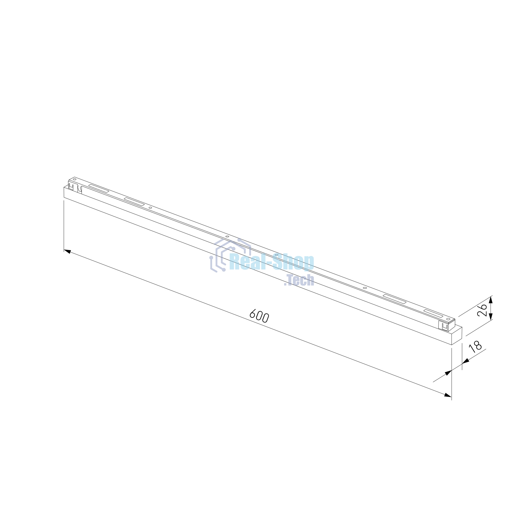 Трековый светильник Titan Line 24W 3000K (титан) 85527/01