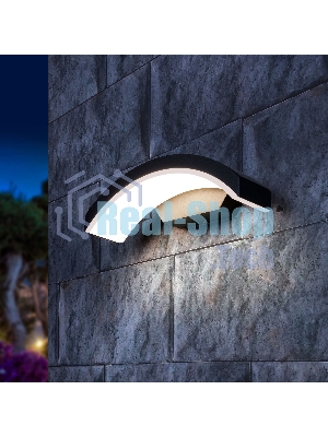 1671 TECHNO LED / Светильник садово-парковый со светодиодами черный Asteria D