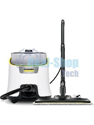 Пароочиститель Karcher SC 4 Deluxe Iron EasyFix белый, напольный, 2200 Вт, 60 г/мин, 1300 мл