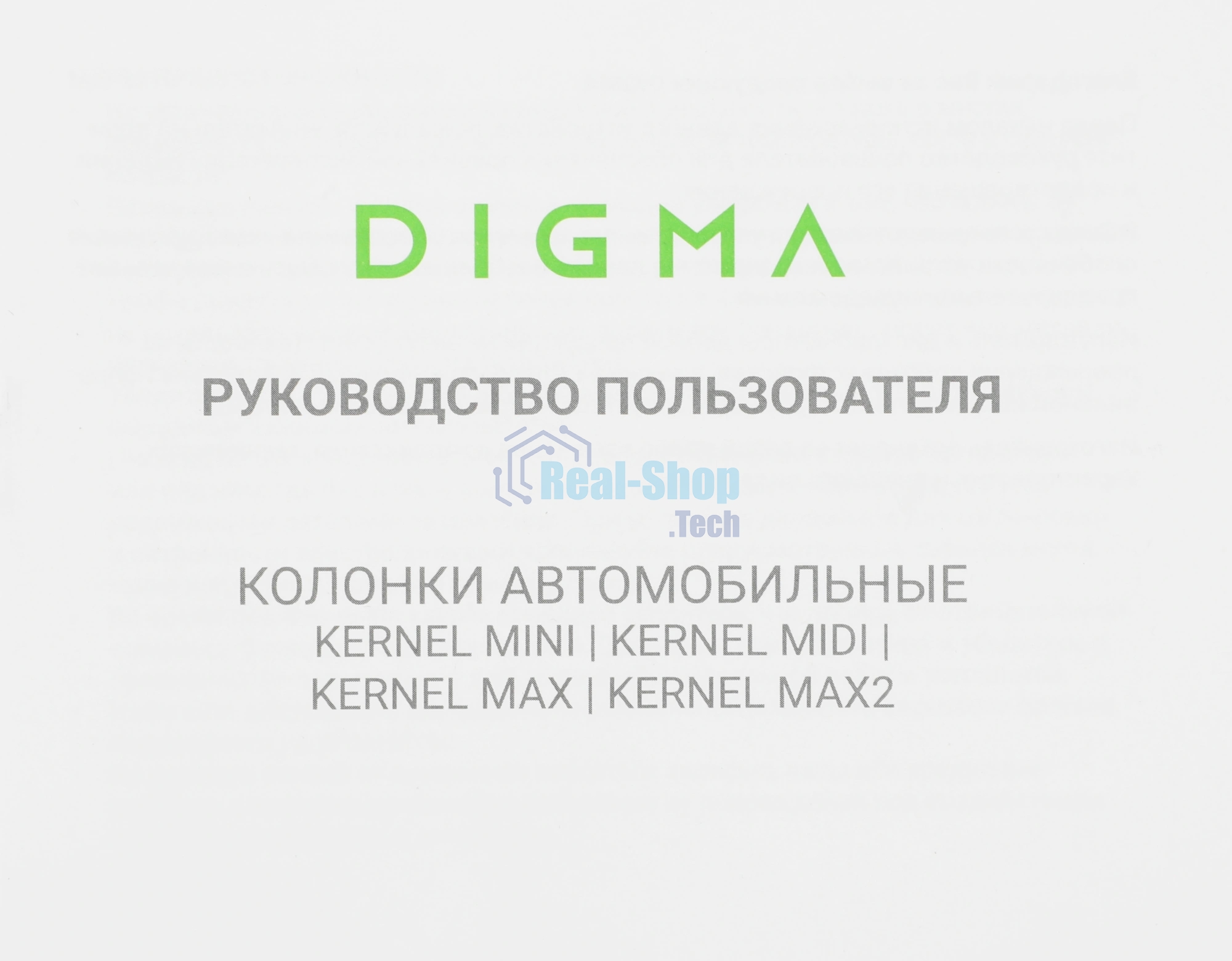 Колонки автомобильные Digma KERNEL MINI 120Вт 90дБ 4Ом 10см (4дюйм) (ком.:2кол.) коаксиальные двухполосные