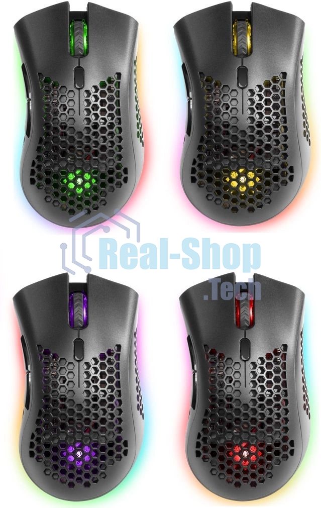 Мышь беспроводная Defender Warlock GM-709L черный, 2400 dpi, радиоканал, USB, кнопки - 8