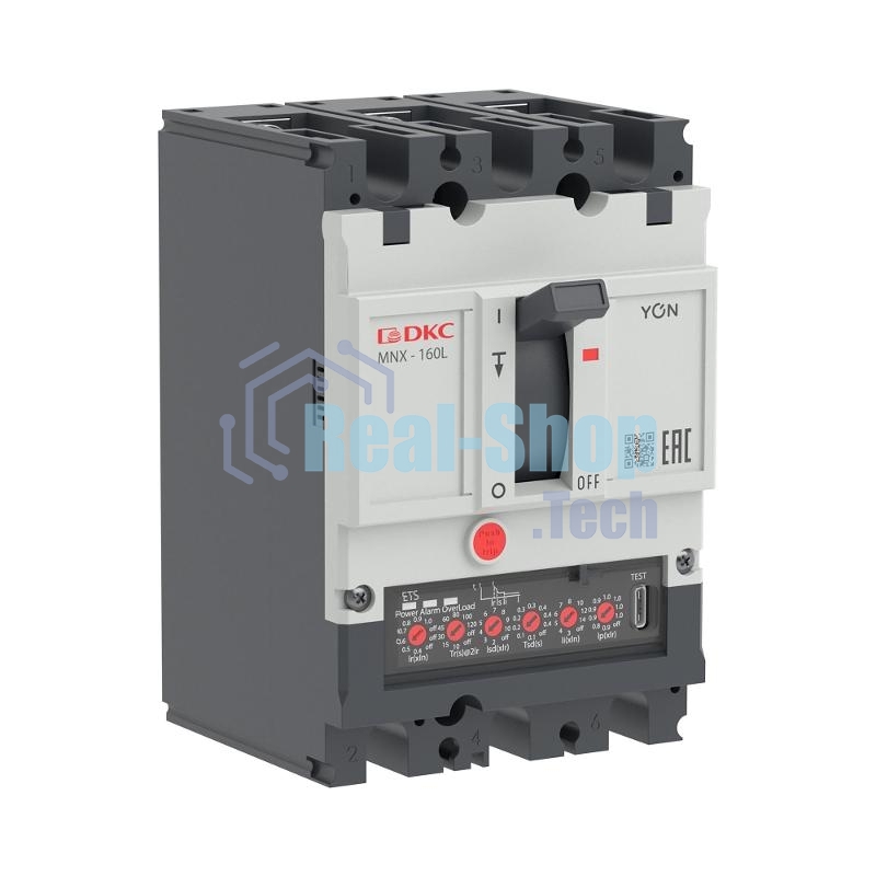 Выключатель автоматический DKC YON pro MNX160L 3P 160A 70kA при AC415V расц. ETS.