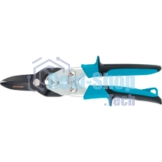 Ножницы по металлу GROSS 78347усиленные 255мм прямой резсталь-СrMo двухкомпонентные рукоятки