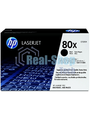 Картридж лазерный HP CF280X черный LaserJet Pro 400 M401/M425 (6900 стр.)
