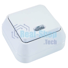 Выключатель проходной 1-кл. Makel ОП 10А IP20 с подсветкой белый