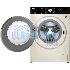 Стиральная машина LG F4V5VS9B бежевый, загрузка фронтальная 9 кг, 1400 об/мин, класс: А