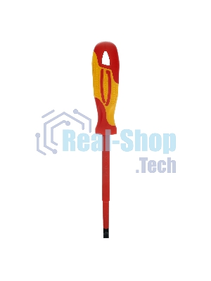 Отвертка Gross 12945 диэлектрическая sl8х150мм crmo до 1000в двухкомпонентная рукоятка
