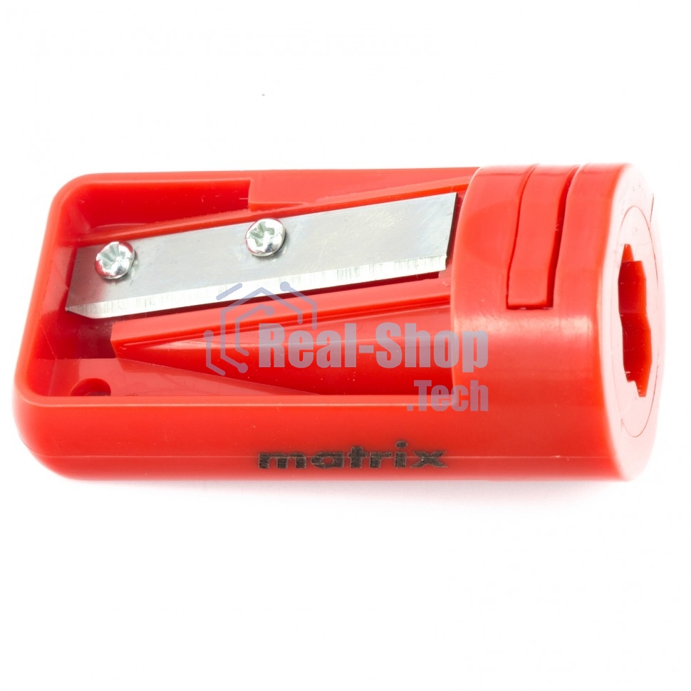 Набор карандашей Matrix малярных прямоугольных с точилкой в тубе, 175мм 10шт