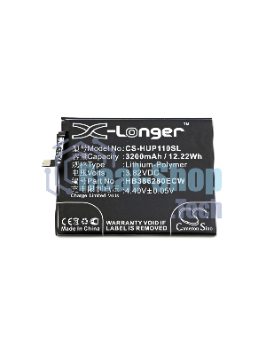 Аккумулятор CameronSino CS-HUP110SL HB386280ECW для Huawei Honor 93.82V, 3200mAh, 12.22Wh