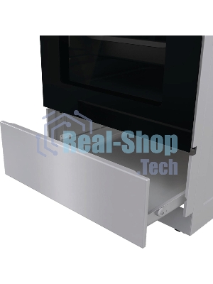 Плита электрическая Gorenje GEC5B41SG серый, конфорок 4 шт, духовка 62 л, 50 см x 85 см x 59.4 см