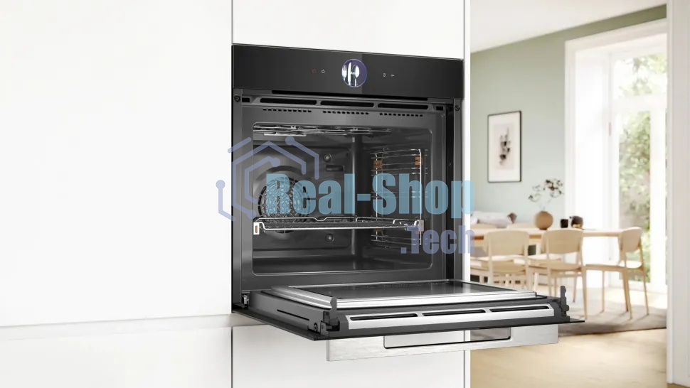 Духовой шкаф электрический Bosch Serie 8 HMG776NB1 черный