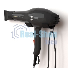 Держатель Rexant для хранения фена с креплением для сетевого кабеля, черный