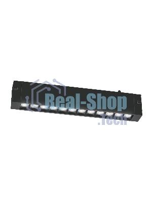 Трековый линейный светильник Ambrella light GL8075 BK черный IP20 9W 3000-6000K 220V 24° 220*25*41
