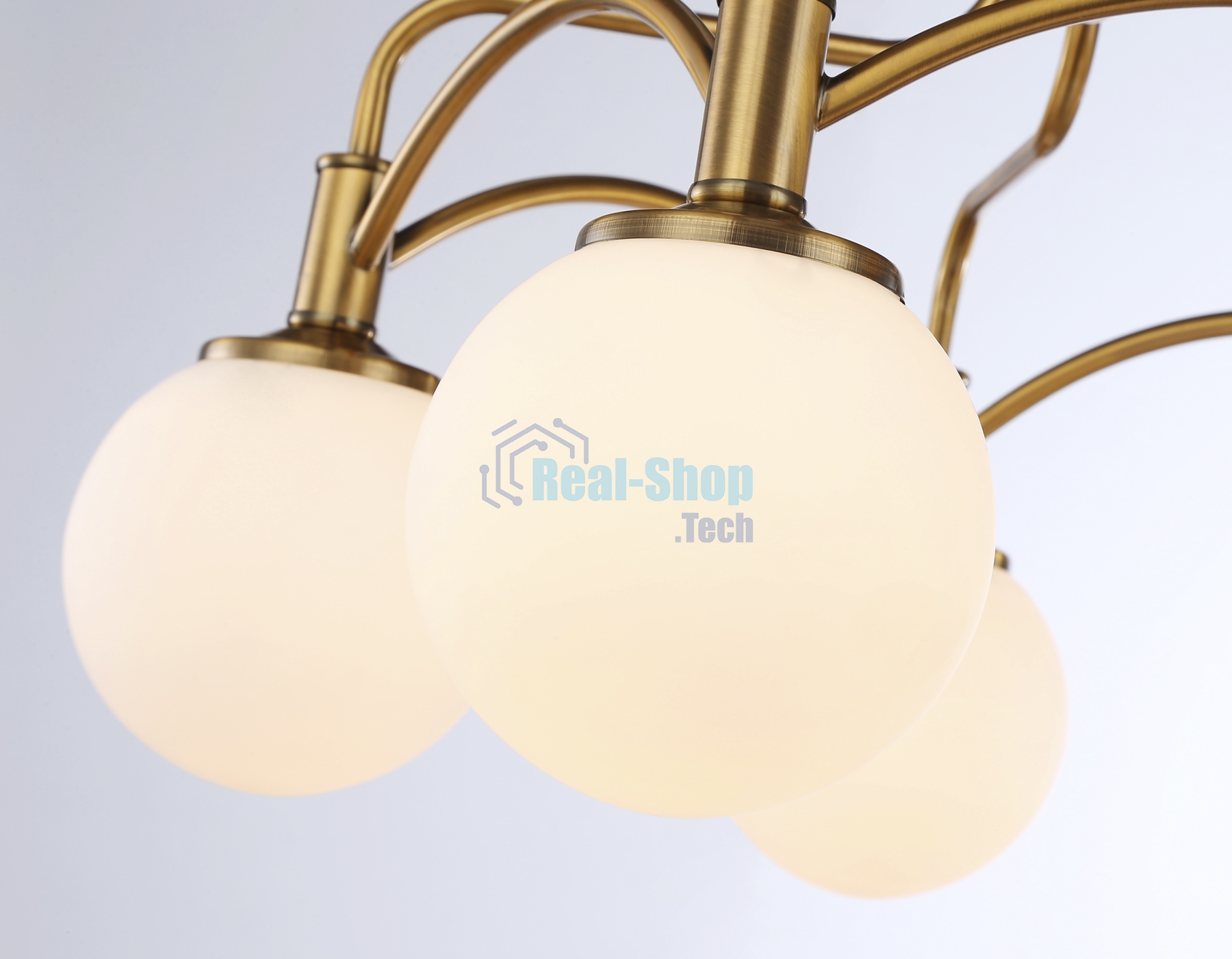 Светильник Ambrella light TR3212/5 GD/FR золото/белый матовый E27*5 max 40W D560*302