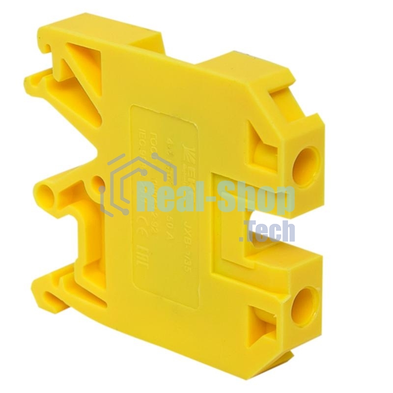 Колодка клеммная JXB-2.5/35 (25а) жел. EKF plc-jxb-2.5/35y