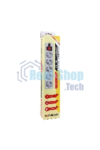 Сетевой фильтр Гарнизон ЕНLW-4 0,5 м 5 розеток белый 