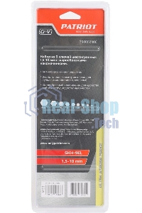 Набор ключей PATRIOT SKH-9EL, шестигранные с шаром, экстра длинные, 1,5-10мм, CRV, 9 шт