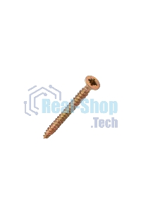 Саморез универсальный Kranz 3х35, желтый цинк, упаковка поставщика (16 000 шт.)