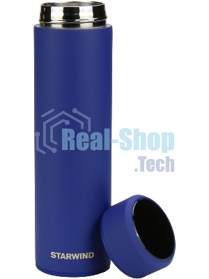 Термос Starwind 22-500/1 0.45 л, синий, картонная коробка
