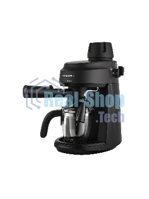 Кофемашина рожковая Maunfeld MF-733BK черный, исп. кофе - молотый, 0.24 л, 870 Вт, 4 бар