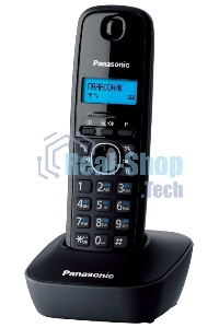 Телефон беспроводной (DECT) Panasonic KX-TG1611RUH (серый) АОН, Caller ID,12 мелодий звонка,подсветка дисплея,поиск трубки