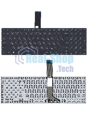 Клавиатура для ноутбука Asus V551 черная плоский Enter