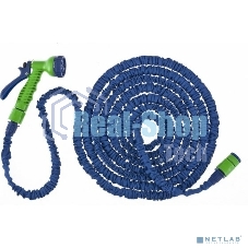 Набор Сибртех поливочный, растягивающийся шланг 15м, 7-реж пистолет, соед., адаптер