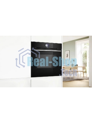 Духовой шкаф электрический Bosch Serie 8 HMG776NB1 черный