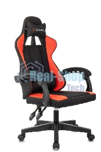 Кресло игровое Zombie Rudger черный/красный